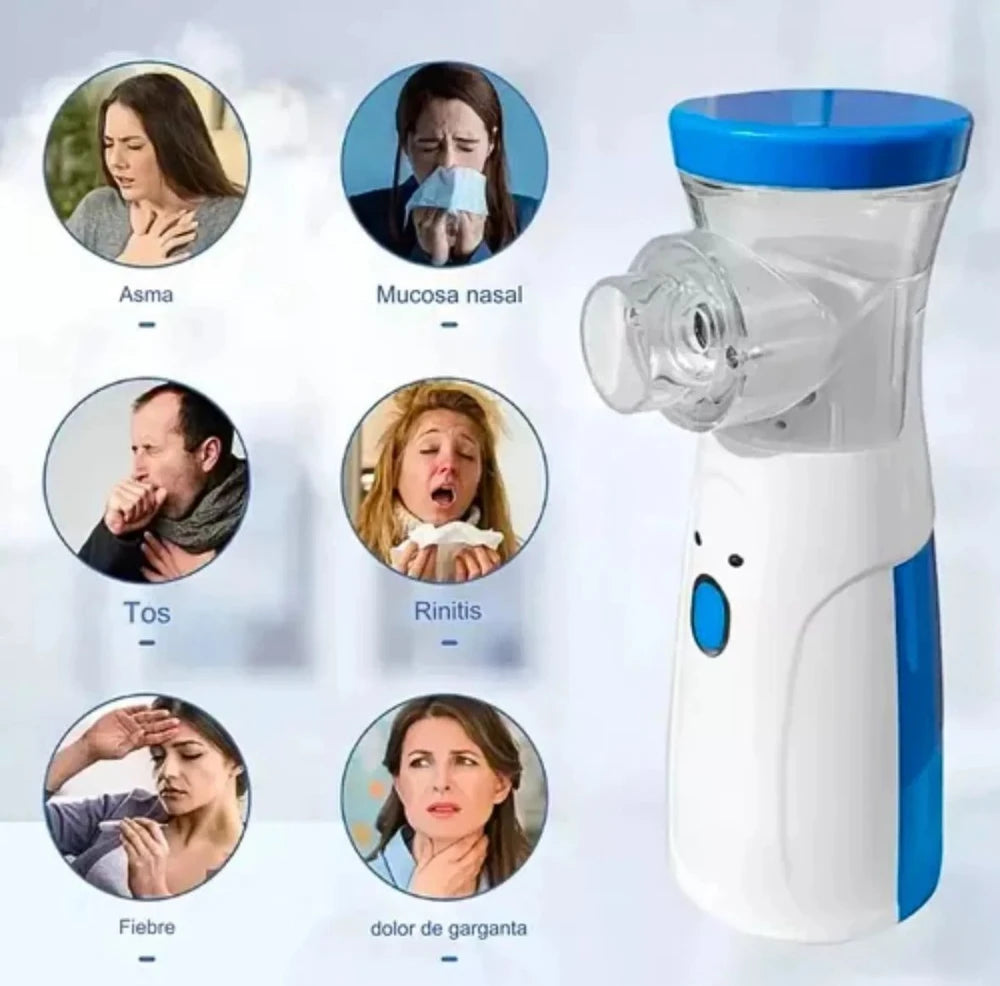 Inhalador Nebulizador Portátil para Niños y Adultos