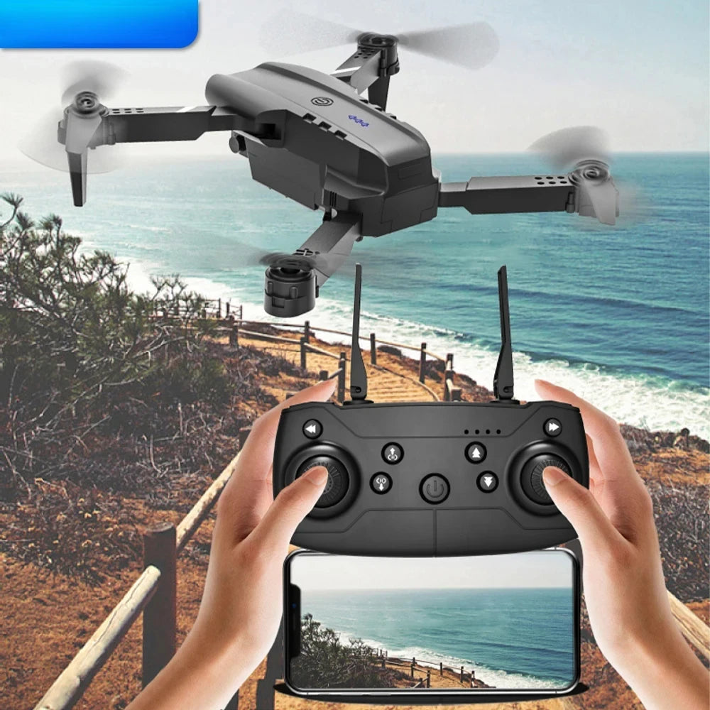 Dron Explorador Plegable con Cámara HD 🚁 (El Regalo Perfecto)