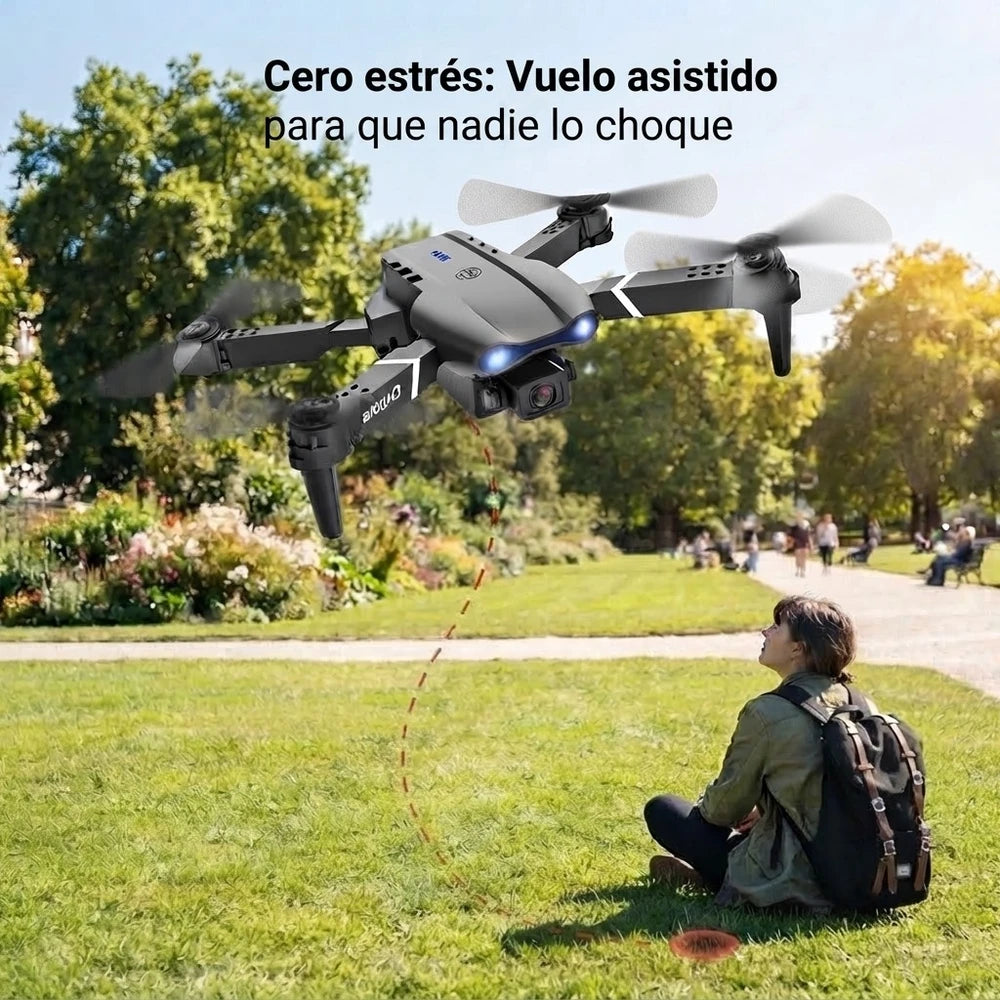 Dron Explorador Plegable con Cámara HD 🚁 (El Regalo Perfecto)