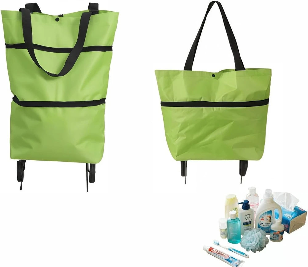 Bolso Plegable con Ruedas 2 en 1